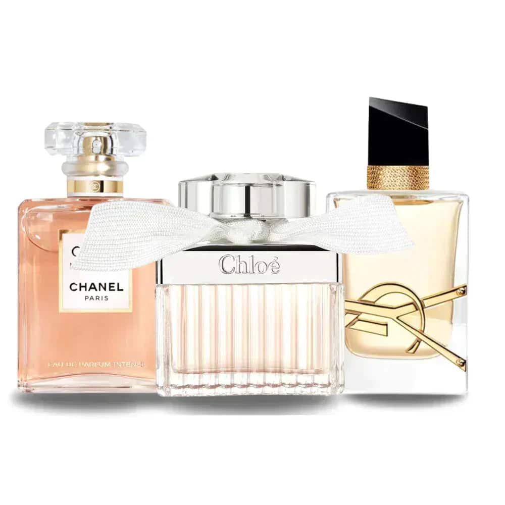 Kit 3 Parfüme COCO MADEMOISELLE, LIBRE, CHLOÉ (Eau de Parfum)